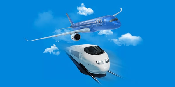 Avión + tren con Iryo
