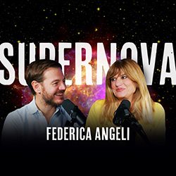 Casal apresenta um podcast sob o título “Supernova”