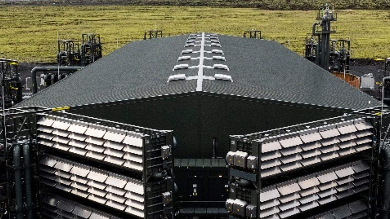 Impressive building with numerous tanks above its structure.