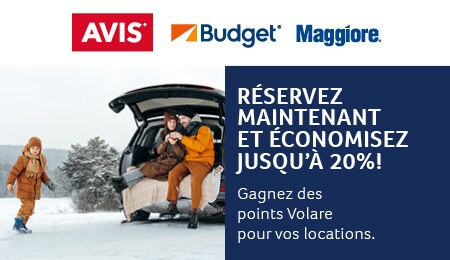 Réservez votre voiture avec BUDGET en Europe